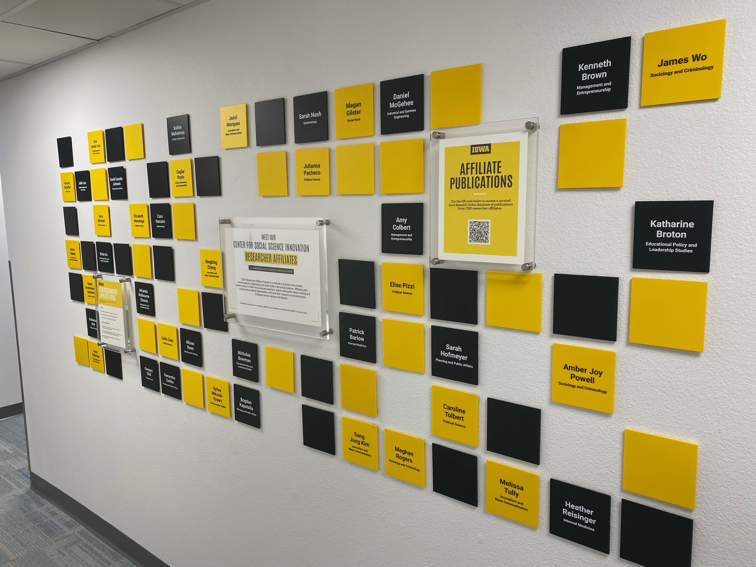 researcher affiliate wall