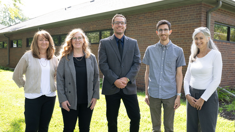 research services team poses with CSSI director